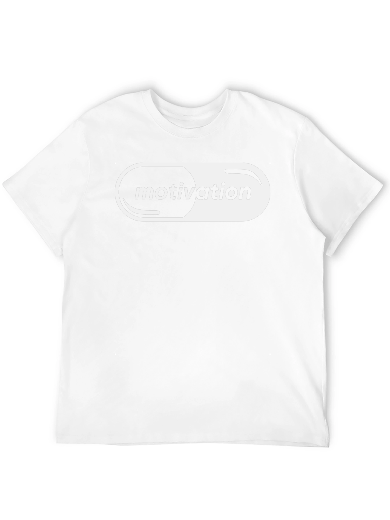 Motivation Pill Graphic Tee - Black Cotton T-Shirt