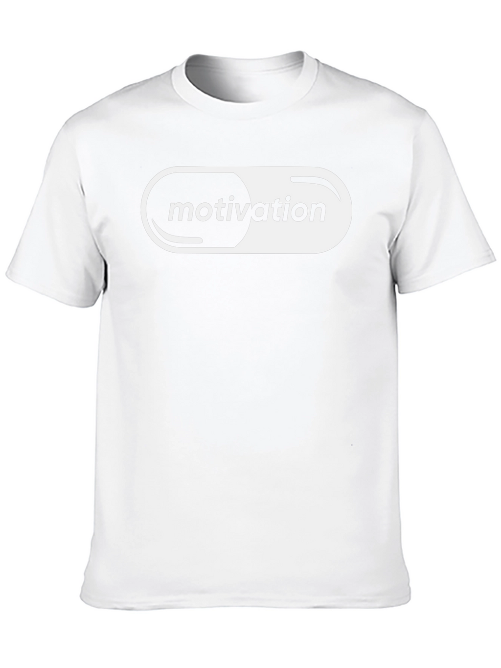 Motivation Pill Graphic Tee - Black Cotton T-Shirt