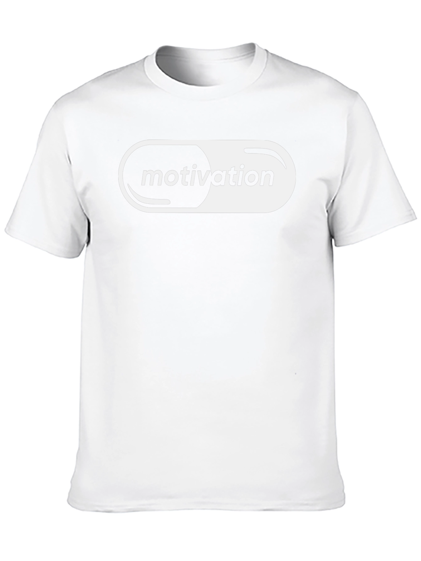 Motivation Pill Graphic Tee - Black Cotton T-Shirt