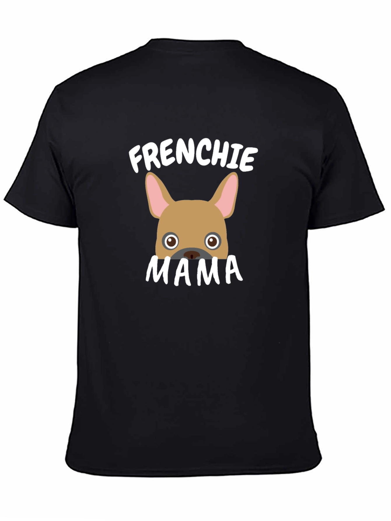 Frenchie Mama Black T-Shirt