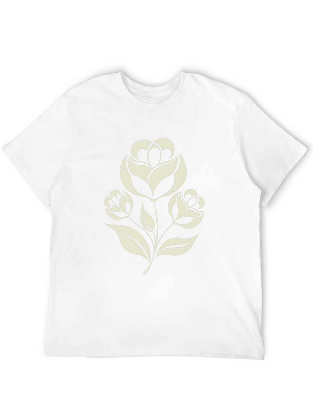 Floral Graphic Tee - Black