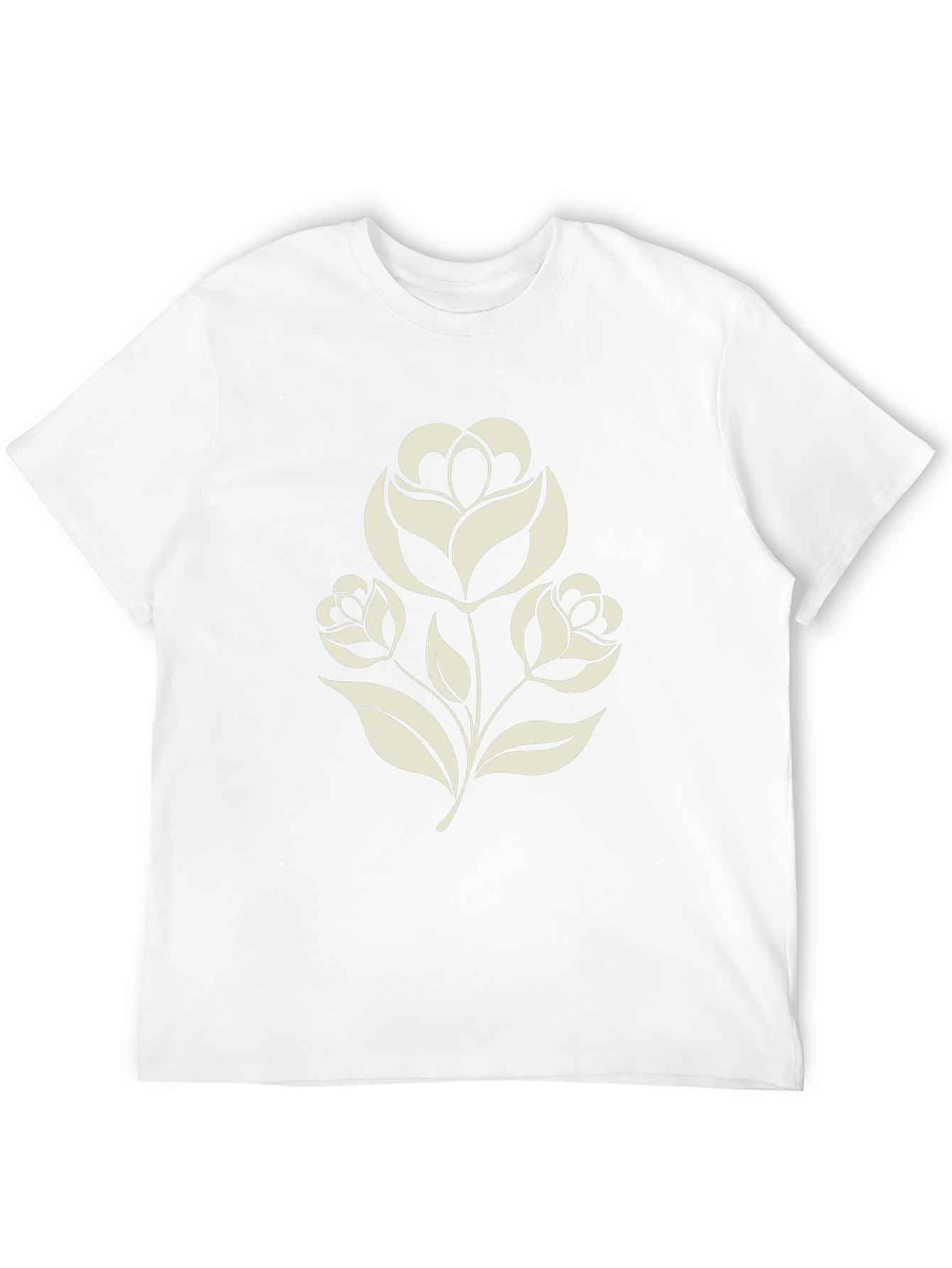 Floral Graphic Tee - Black