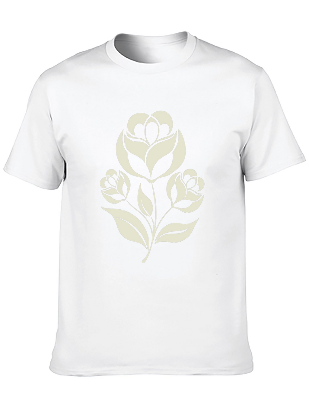 Floral Graphic Tee - Black