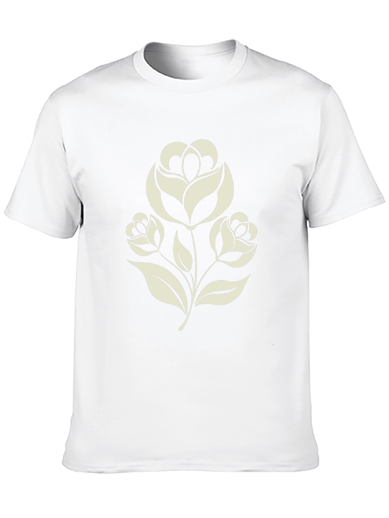 Floral Graphic Tee - Black