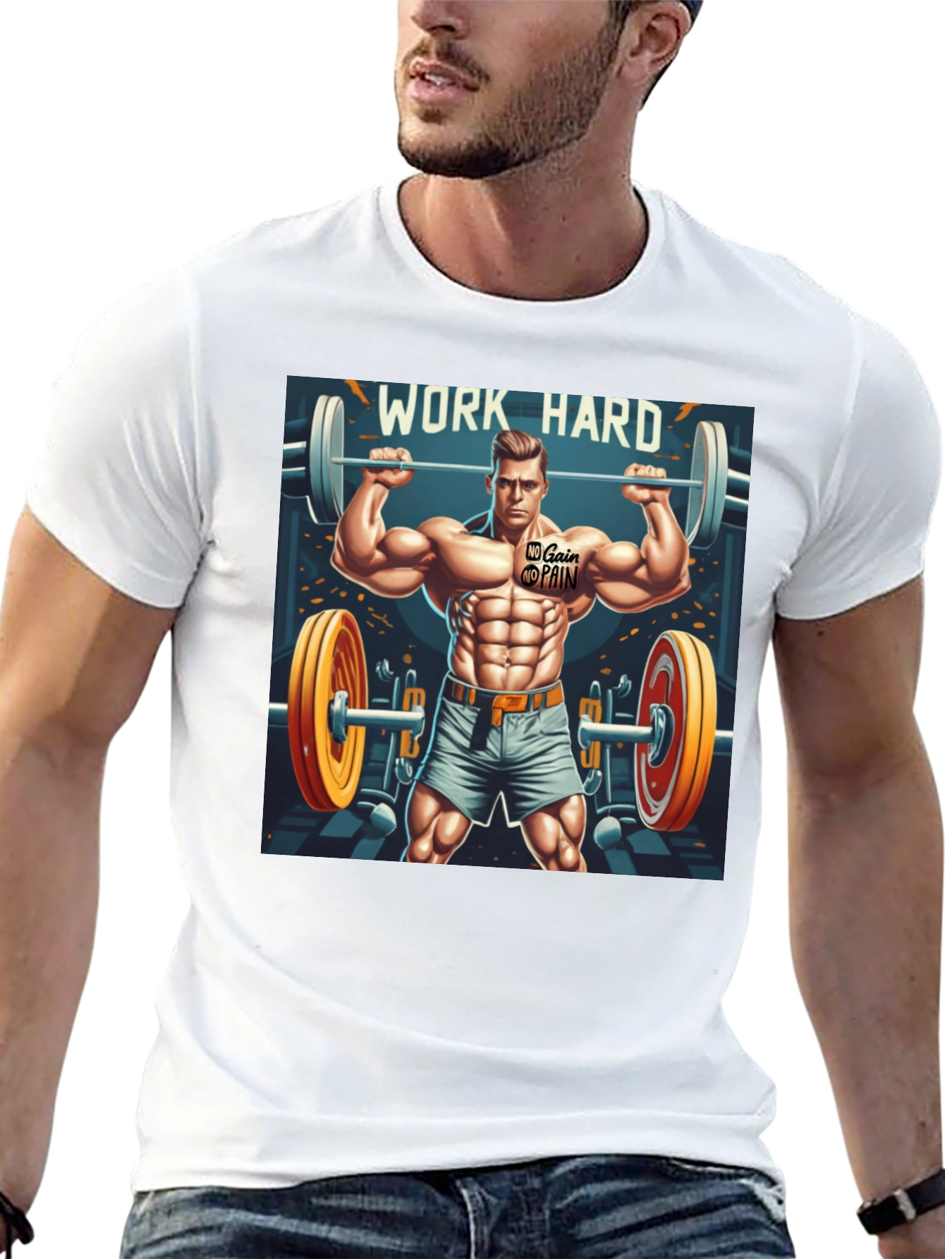 Work Hard Graphic Tee