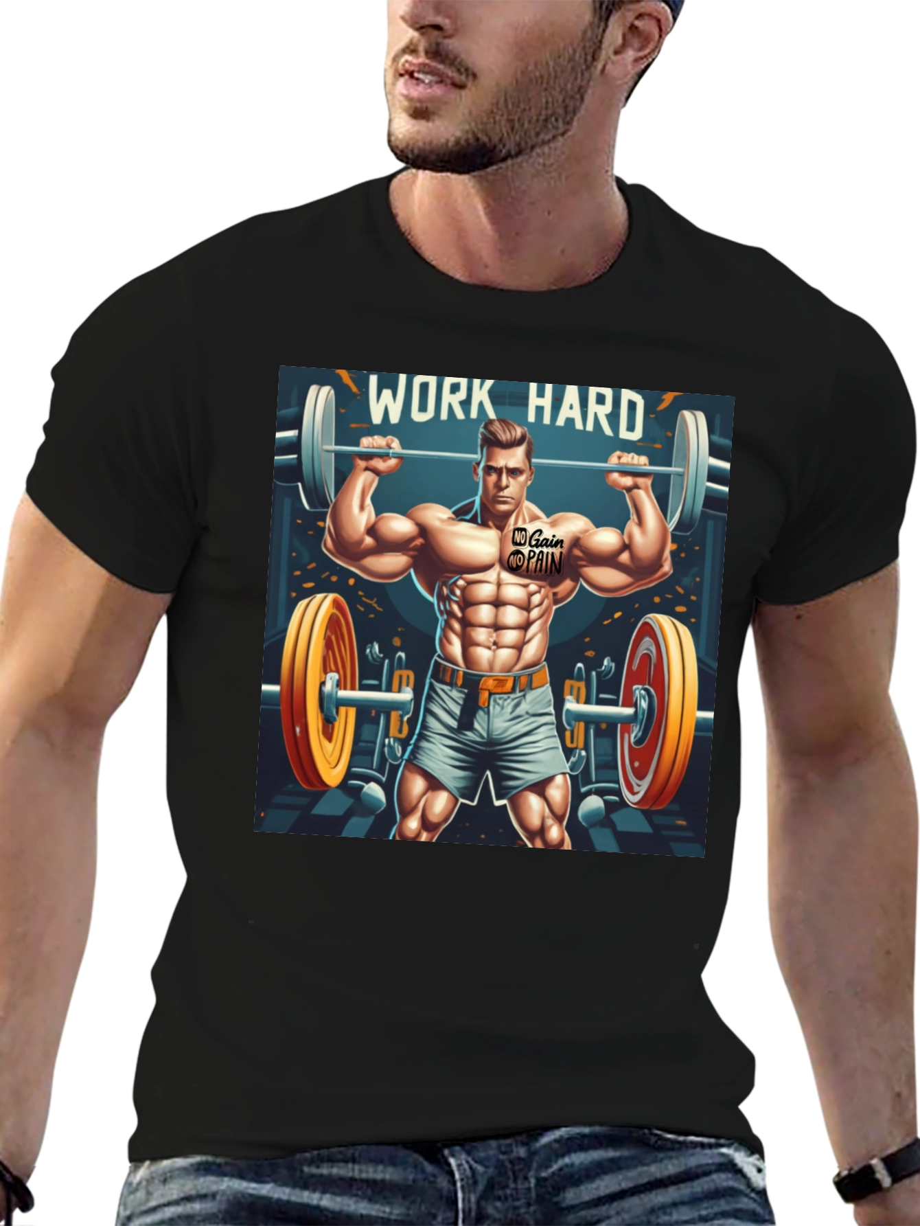Work Hard Graphic Tee