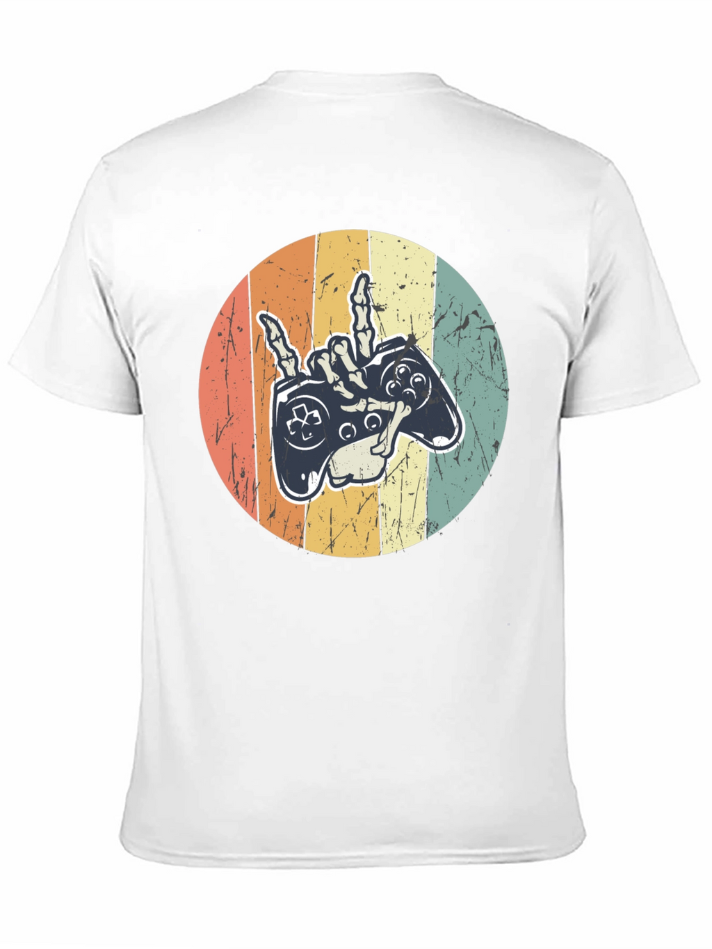 Gamer Skeleton Hand Graphic Tee