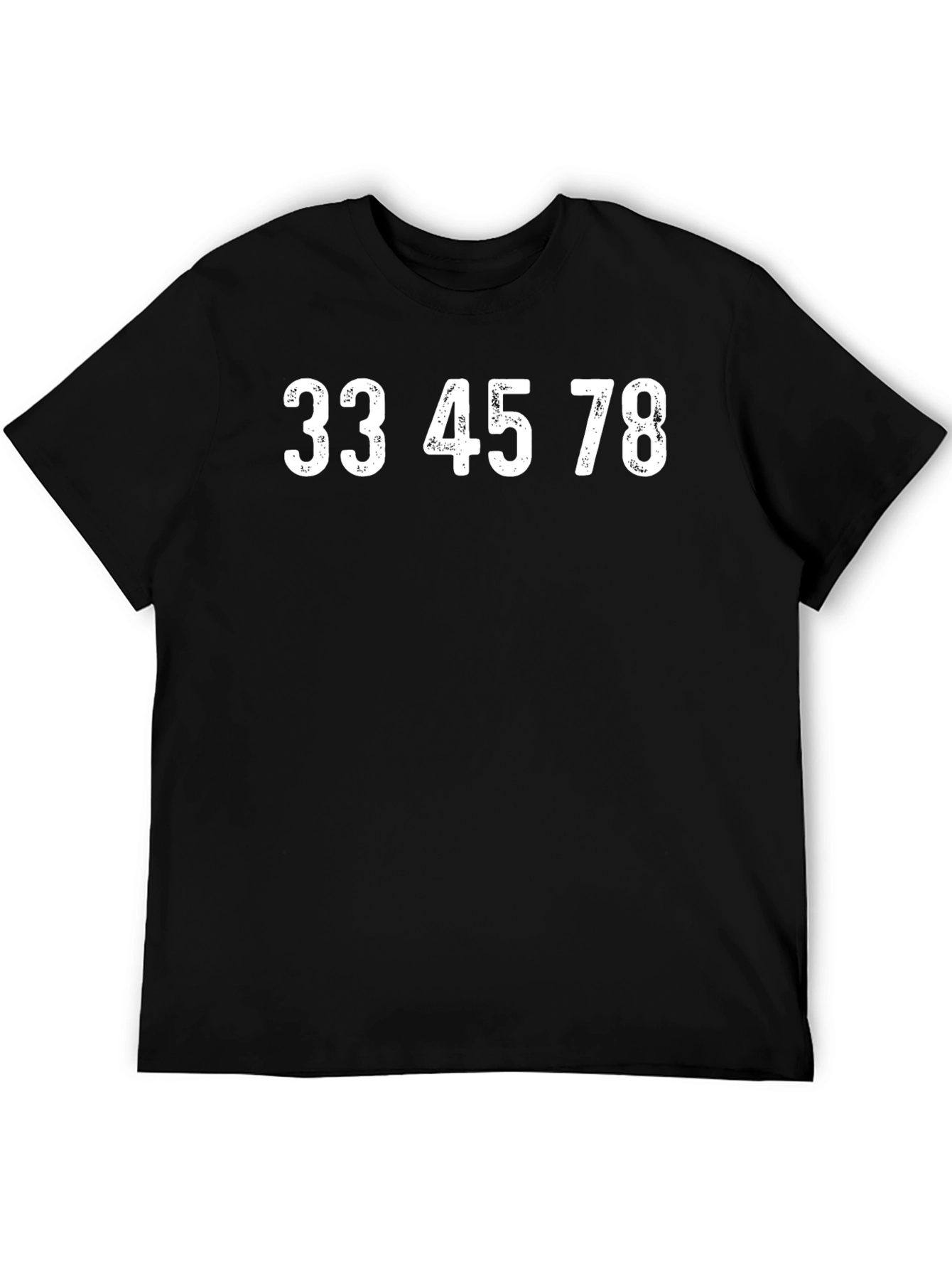 33 45 78 RPM Record Speed Graphic Tee