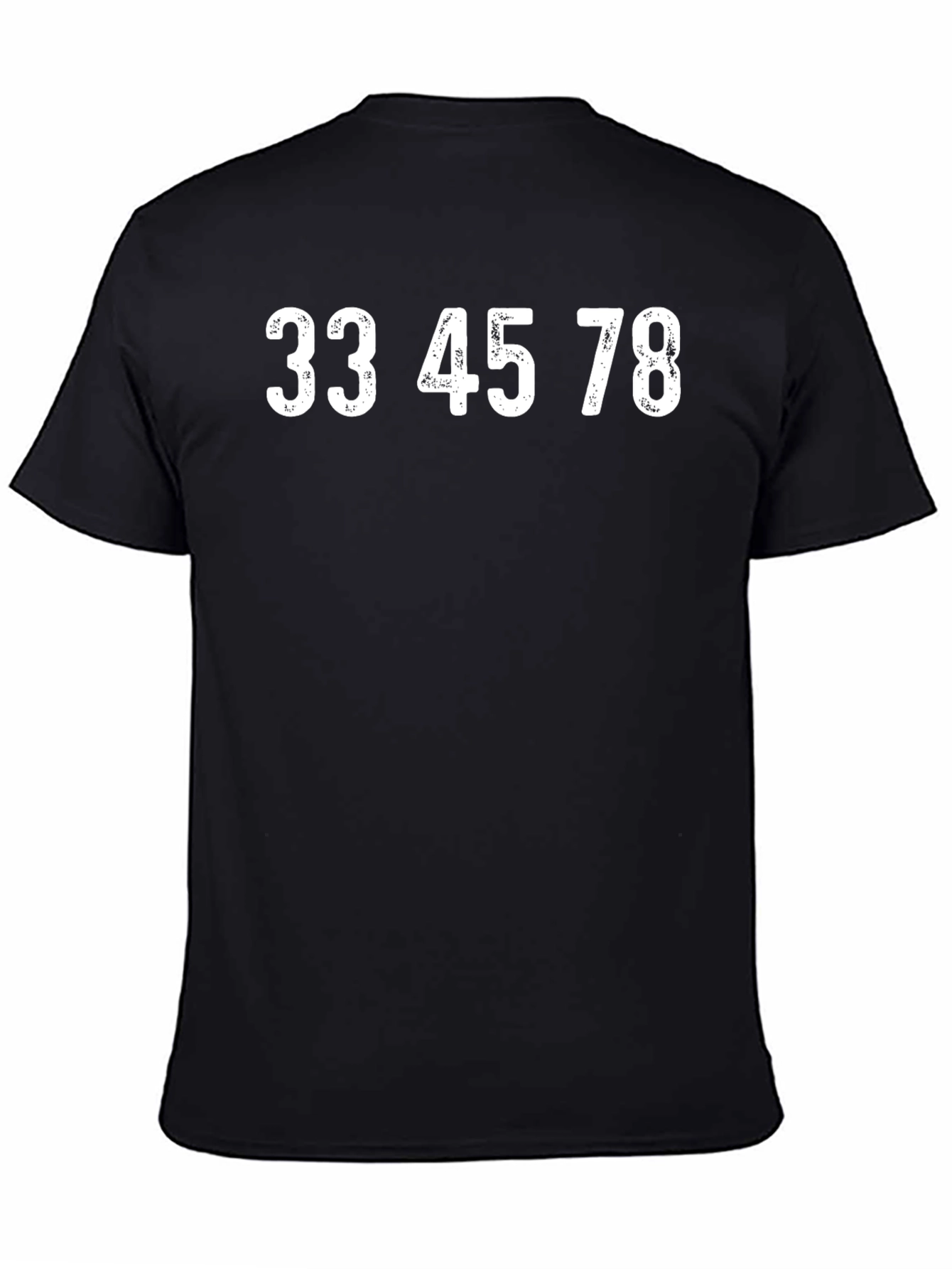 33 45 78 RPM Record Speed Graphic Tee