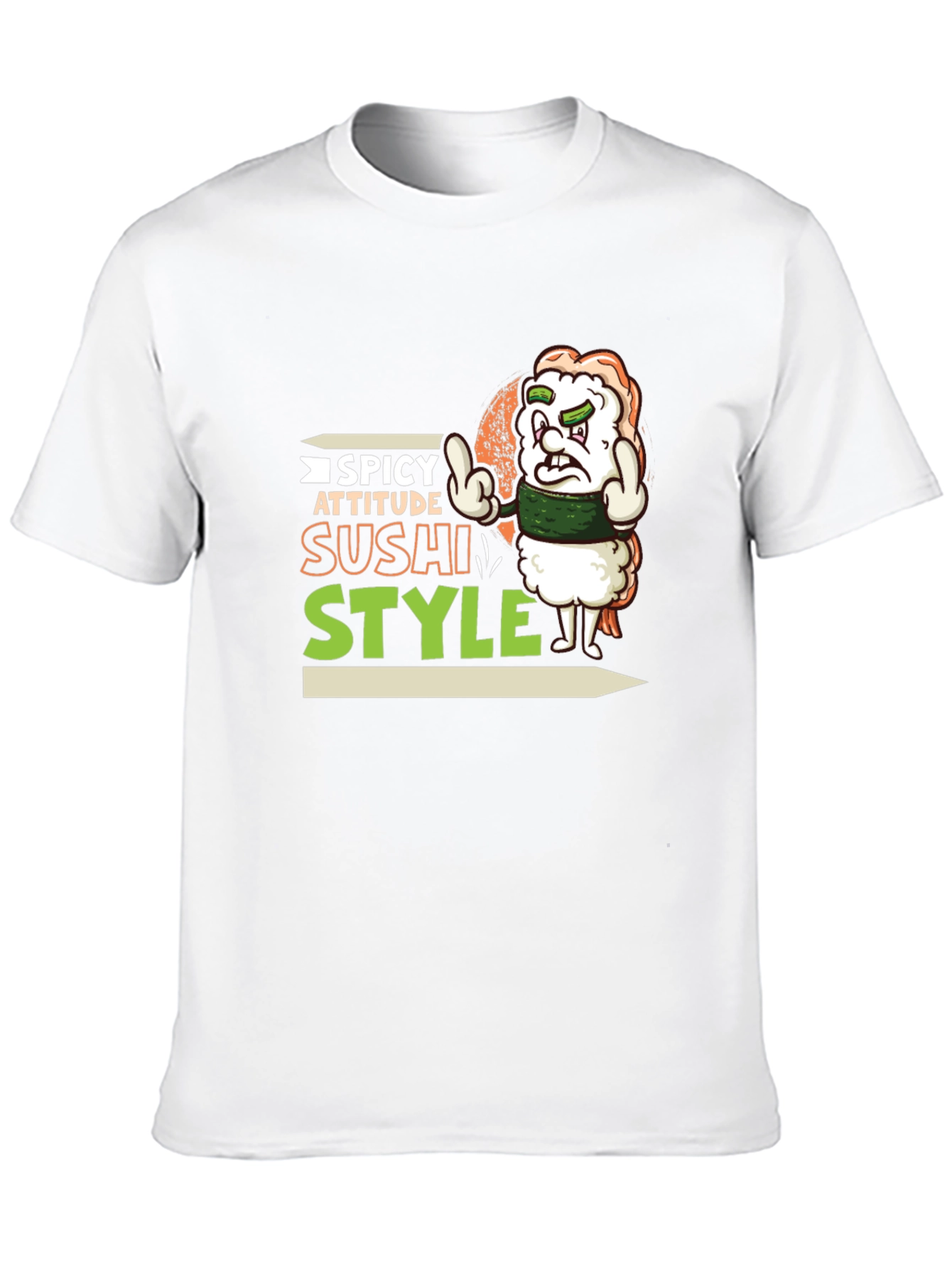 Spicy Attitude Sushi Style Graphic Tee