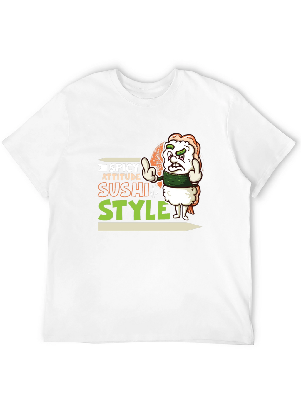 Spicy Attitude Sushi Style Graphic Tee