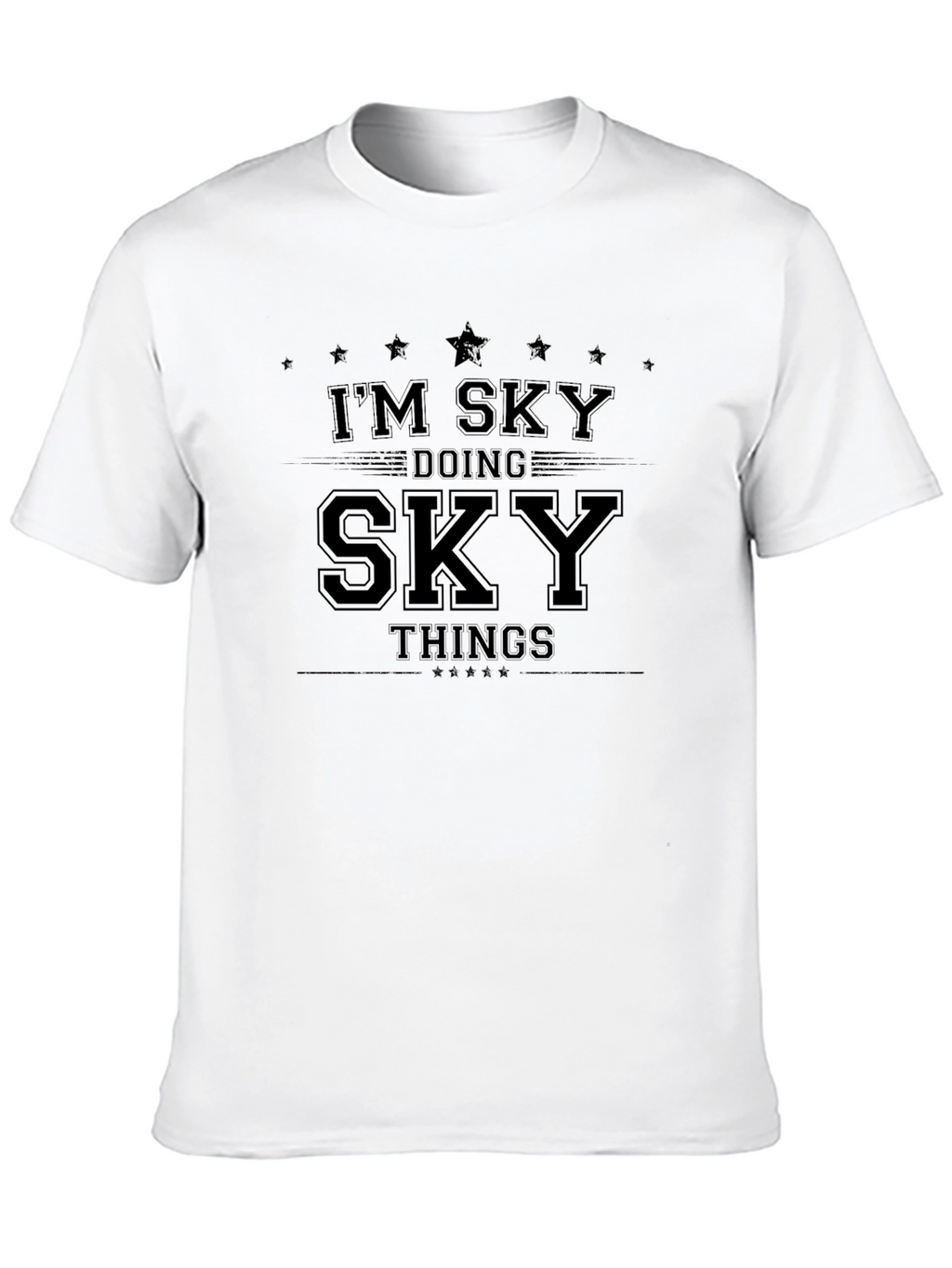 Im Sky Doing Sky Things Graphic Tee - Black