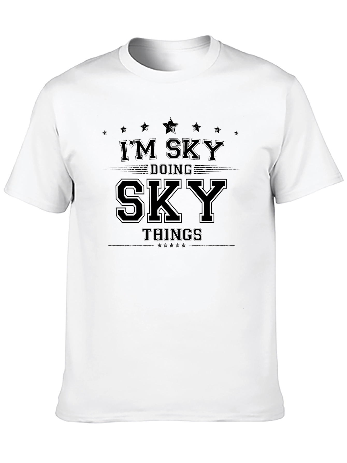 Im Sky Doing Sky Things Graphic Tee - Black