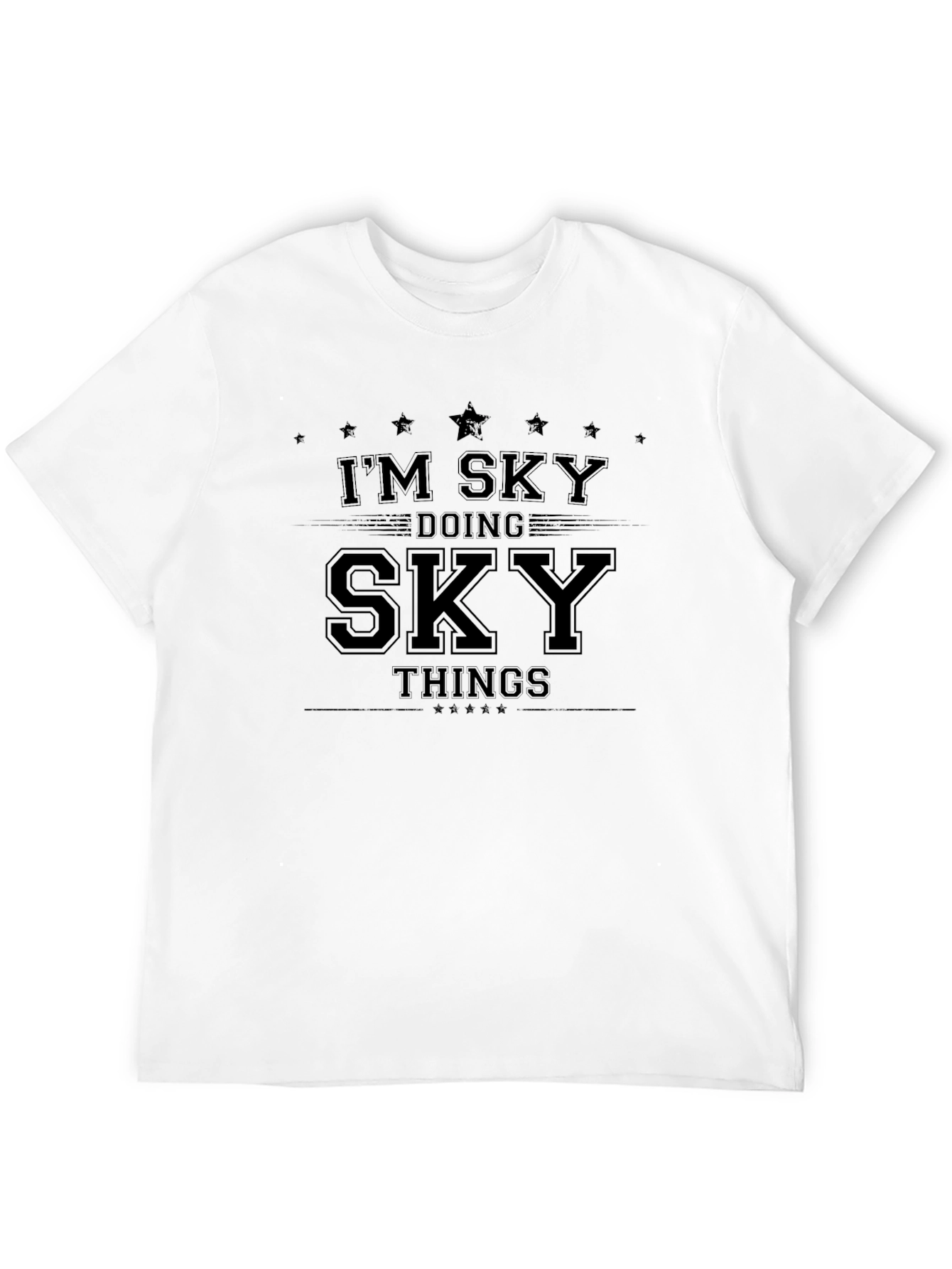 Im Sky Doing Sky Things Graphic Tee - Black