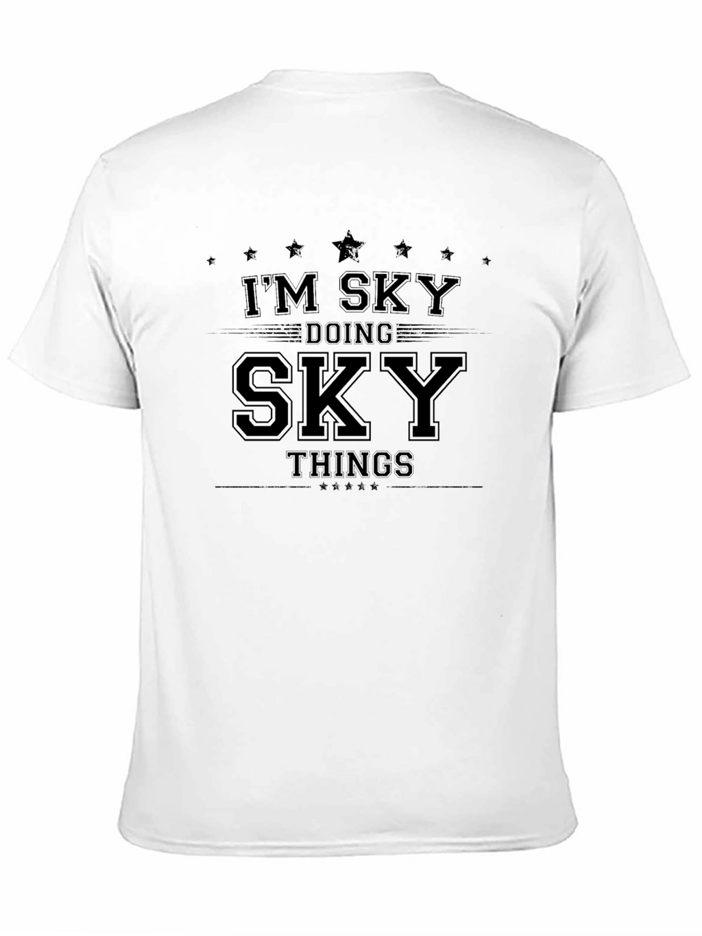 Im Sky Doing Sky Things Graphic Tee - Black