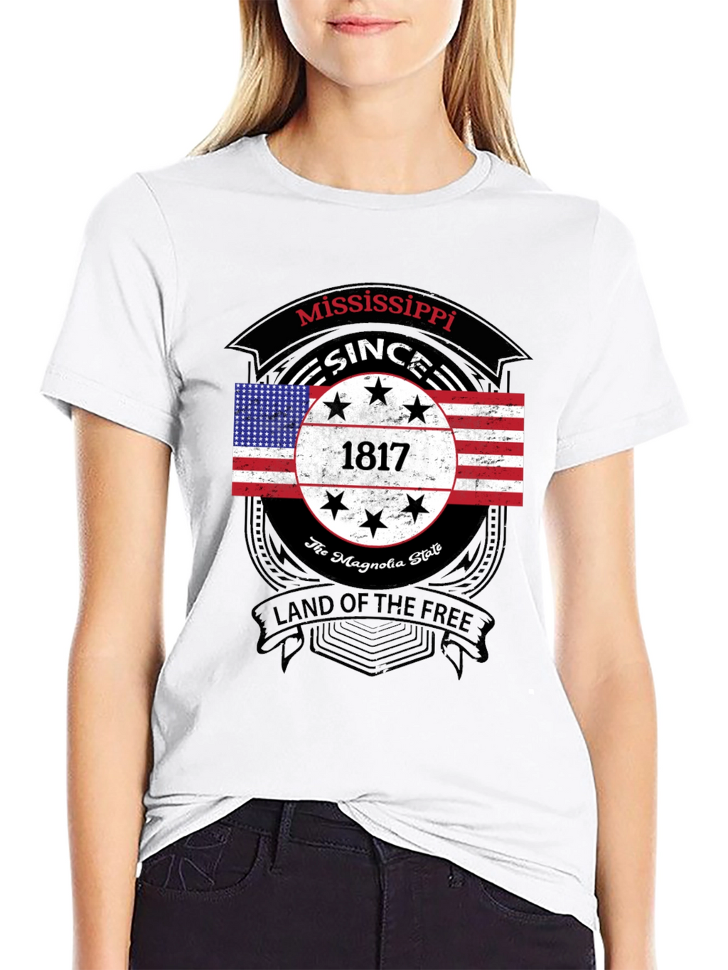 Mississippi State Pride T-Shirt - Land of the Free
