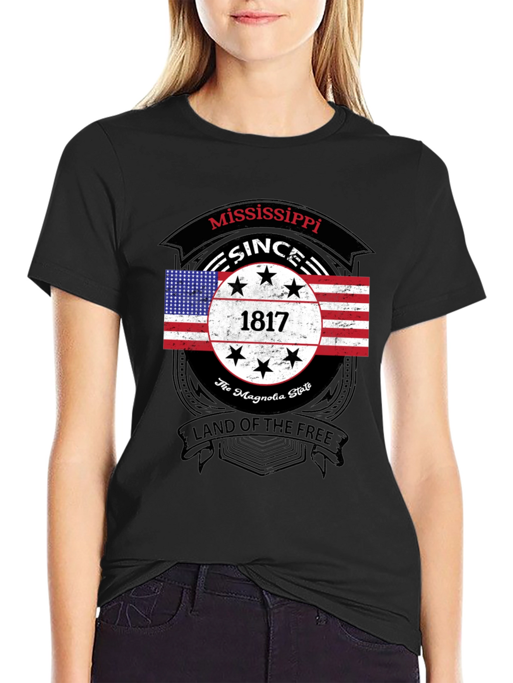 Mississippi State Pride T-Shirt - Land of the Free