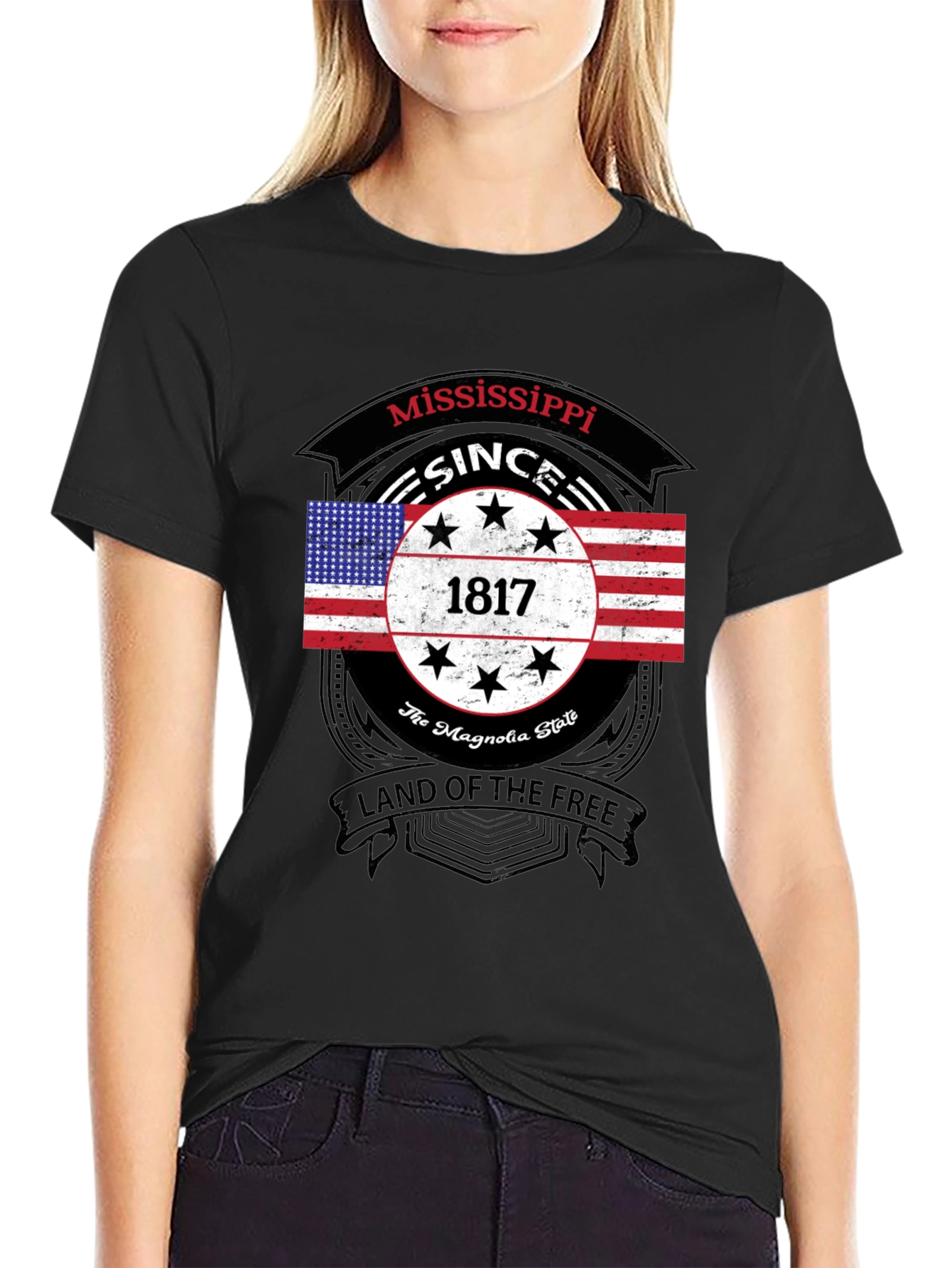 Mississippi State Pride T-Shirt - Land of the Free