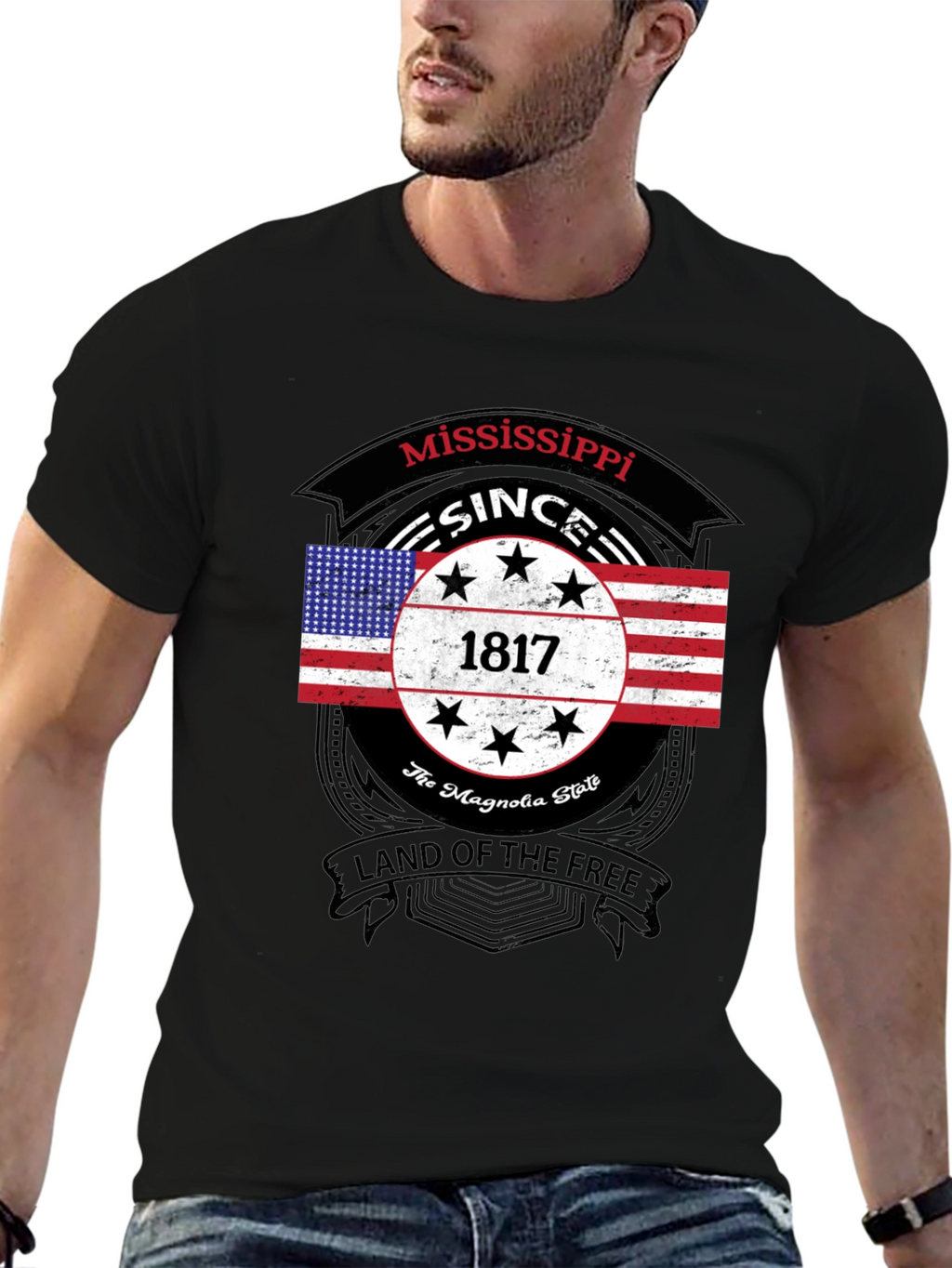 Mississippi State Pride T-Shirt - Land of the Free