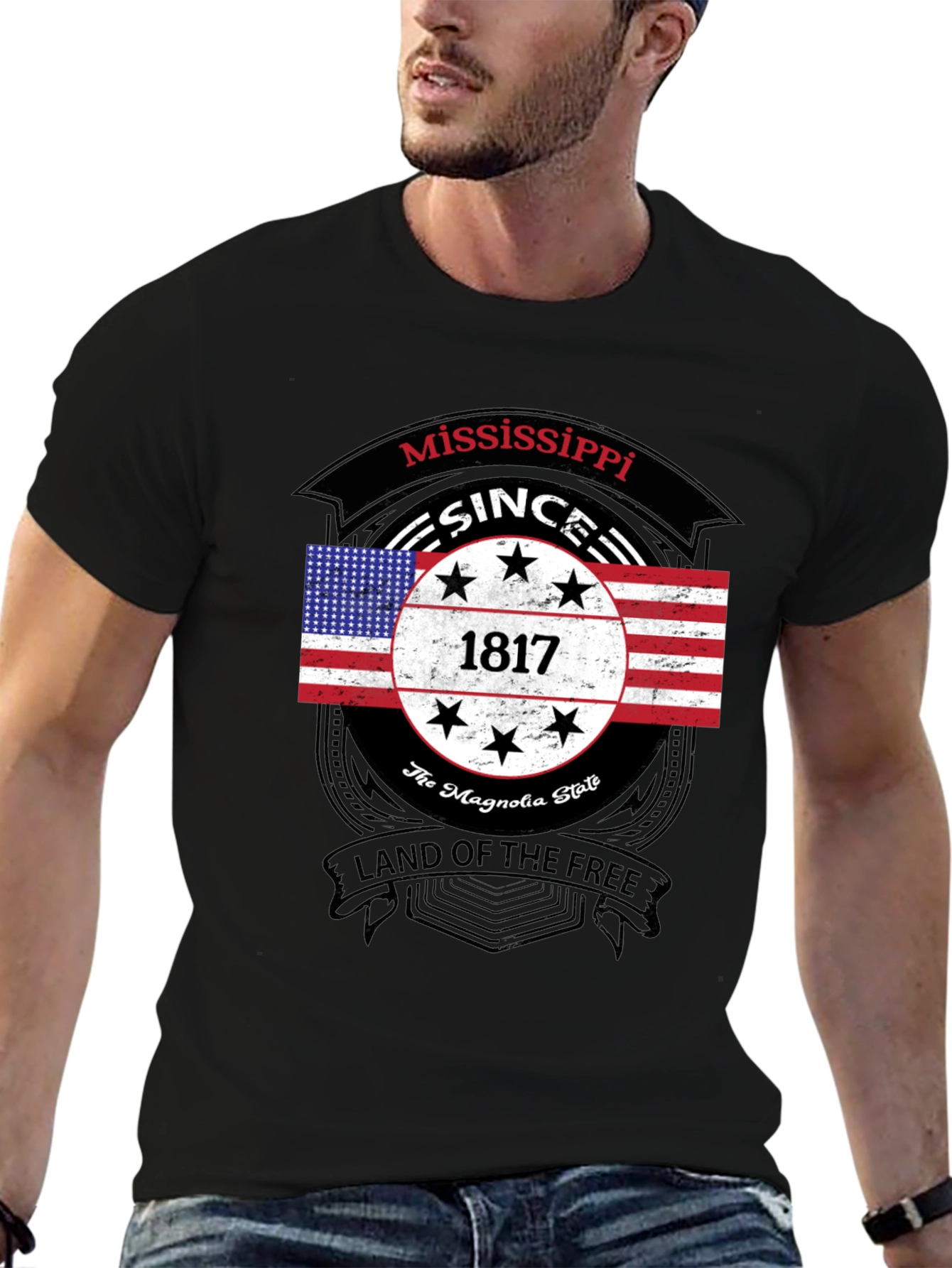 Mississippi State Pride T-Shirt - Land of the Free
