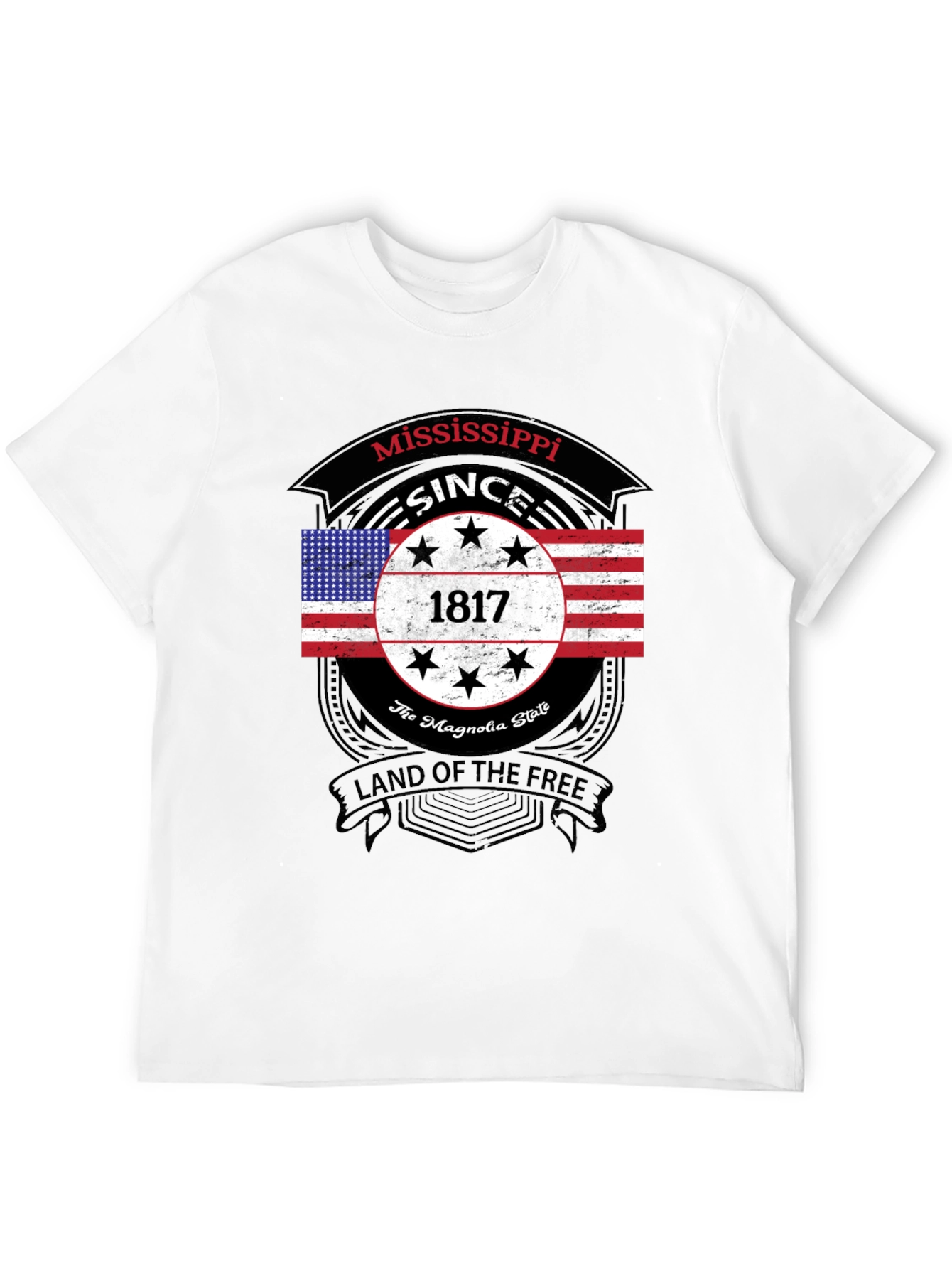 Mississippi State Pride T-Shirt - Land of the Free
