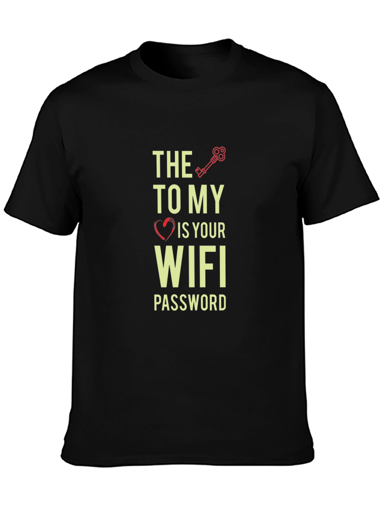 Funny WiFi Password Graphic T-Shirt