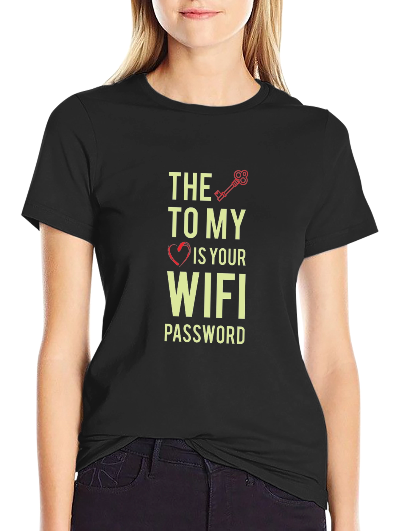 Funny WiFi Password Graphic T-Shirt