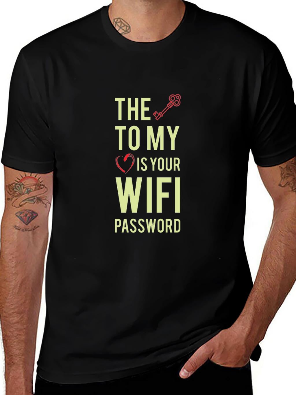 Funny WiFi Password Graphic T-Shirt