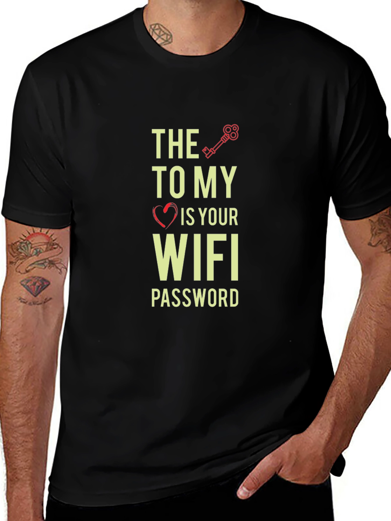 Funny WiFi Password Graphic T-Shirt