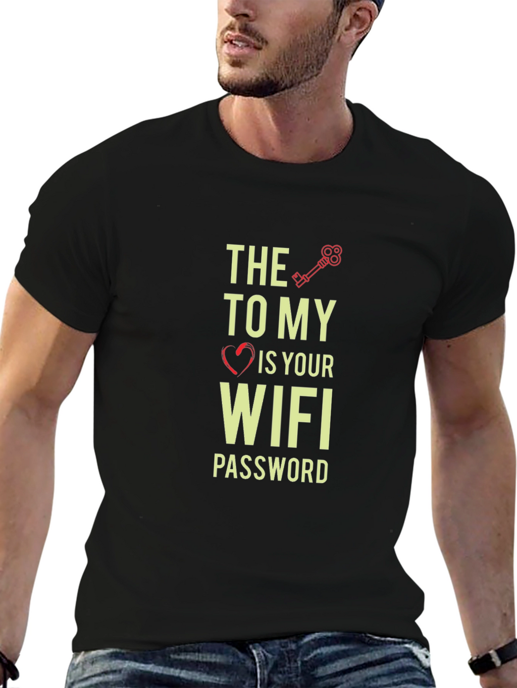 Funny WiFi Password Graphic T-Shirt