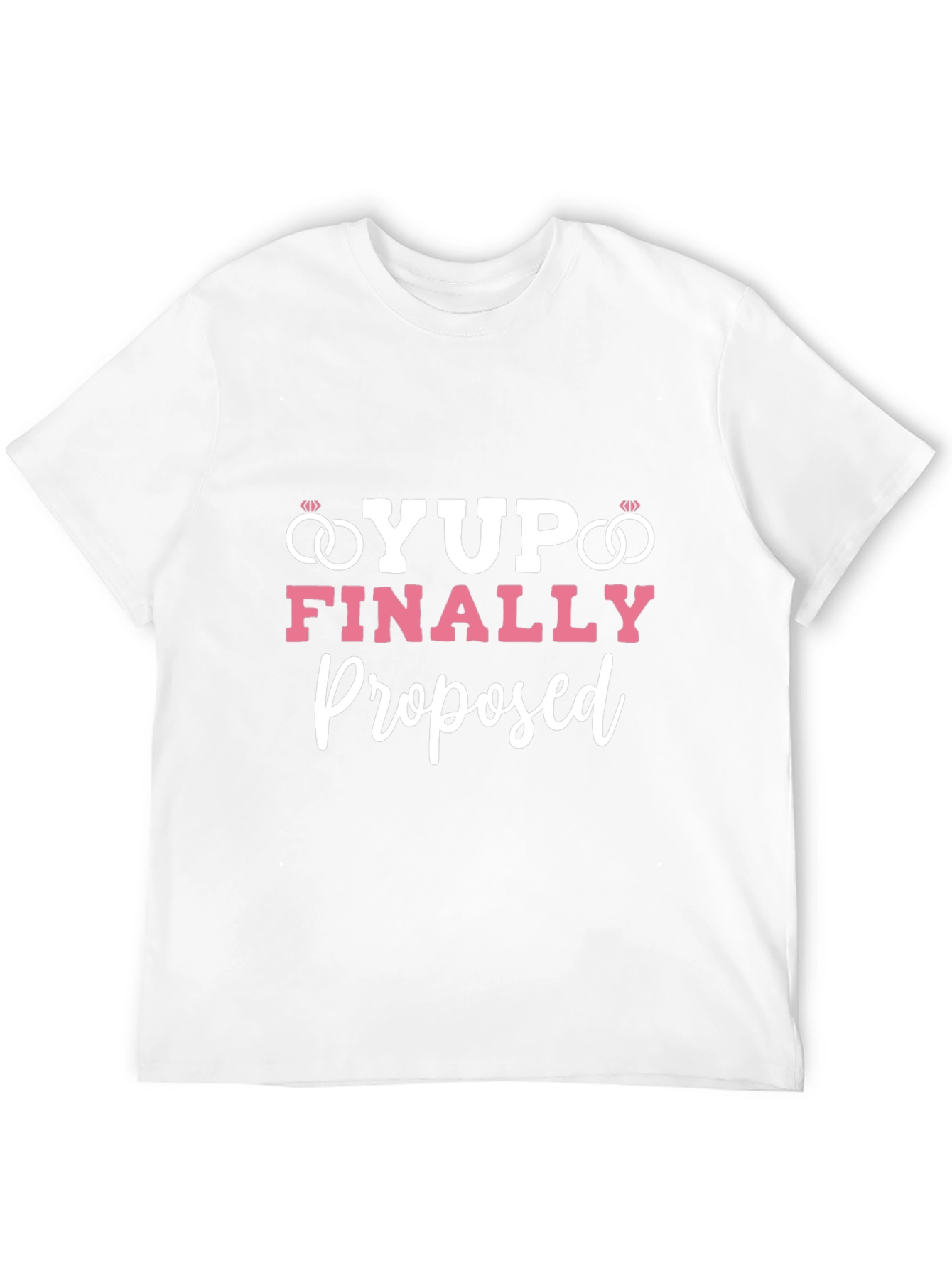 Yup! Finally Proposed Black Graphic Tee