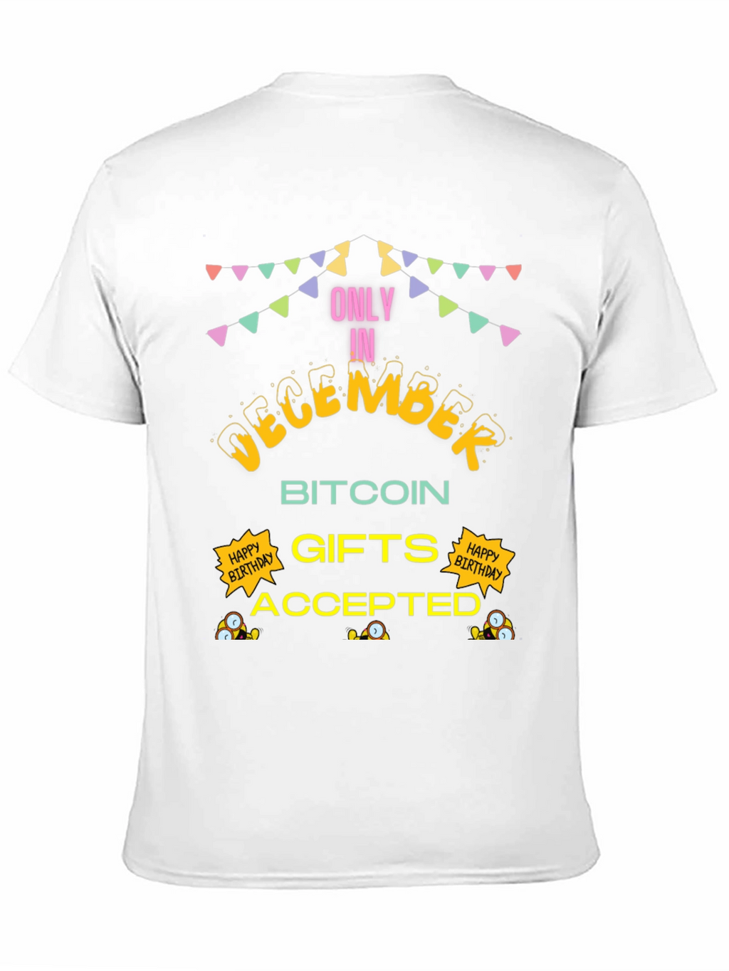 December Bitcoin Gifts Accepted Black T-Shirt