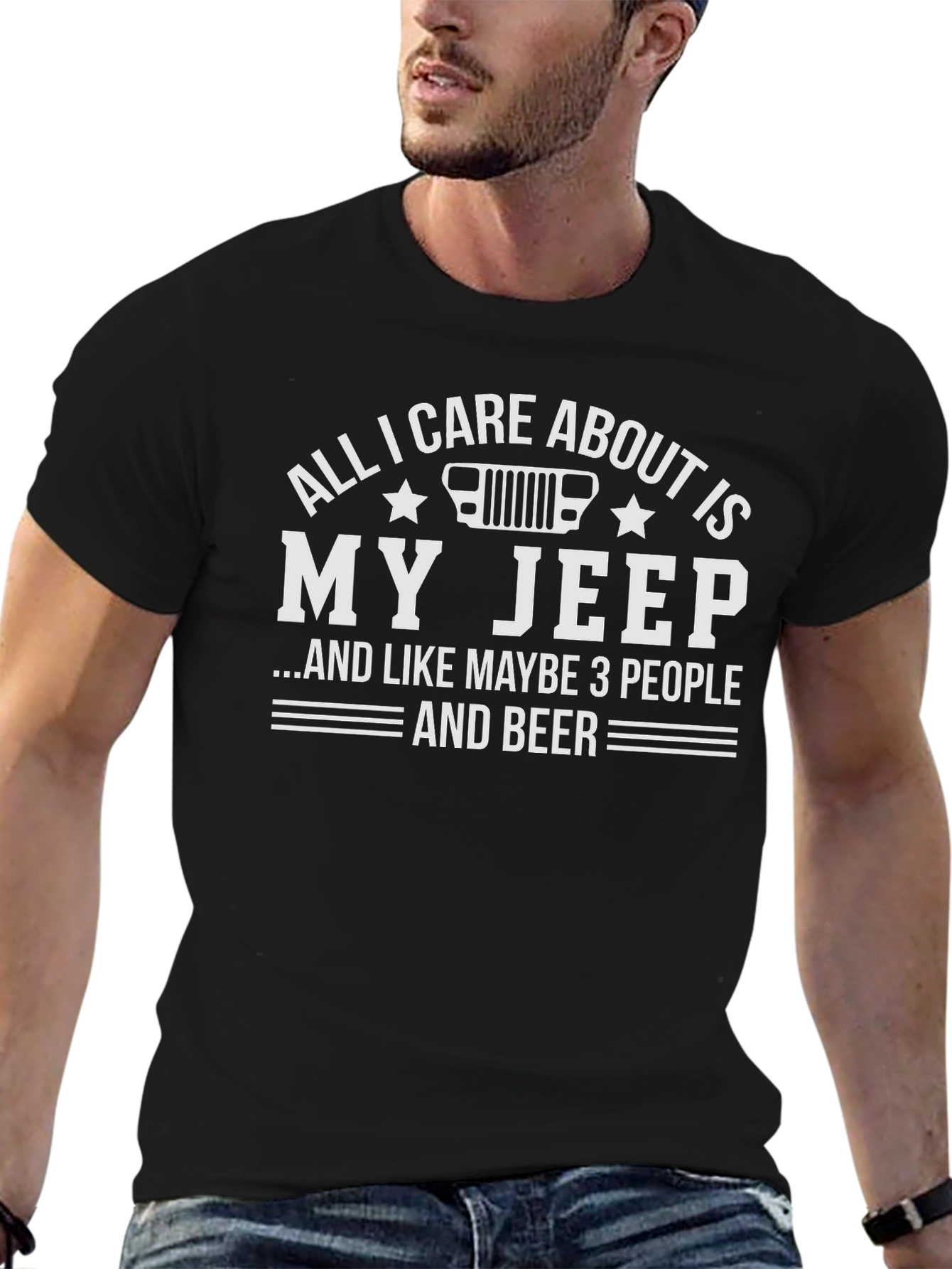 All I Care About Is My Jeep T-Shirt