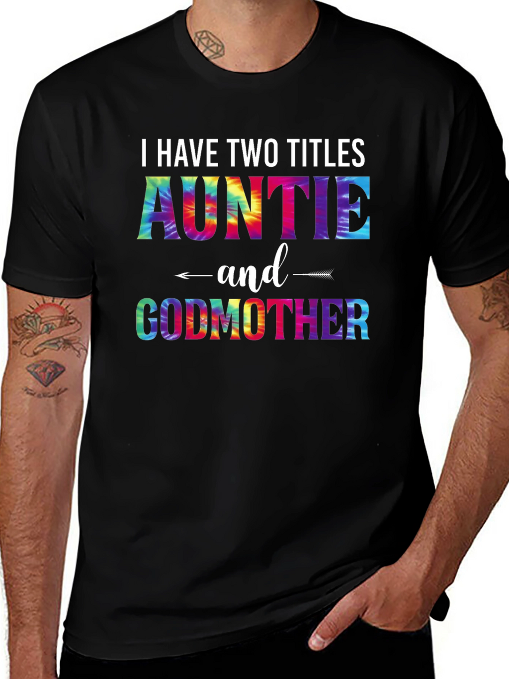 I Have Two Titles Auntie and Godmother T-Shirt