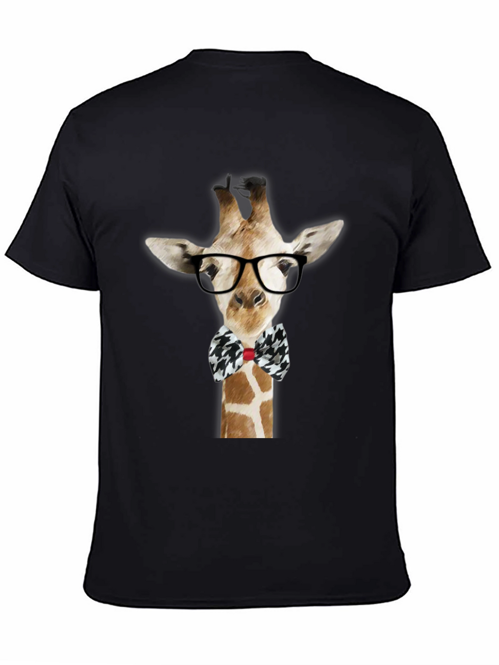 Giraffe with Glasses Graphic T-Shirt