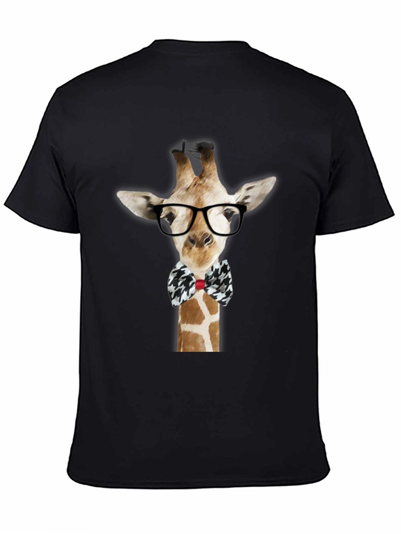 Giraffe with Glasses Graphic T-Shirt