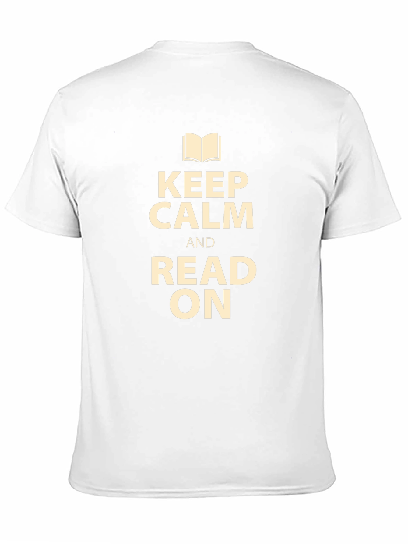 Keep Calm and Read On Black T-Shirt