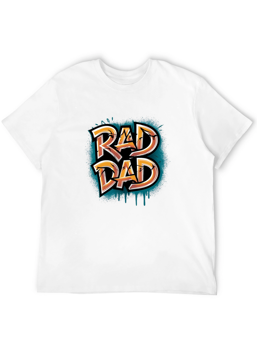 Rad Dad Graphic Tee - Cool Fathers Day Shirt