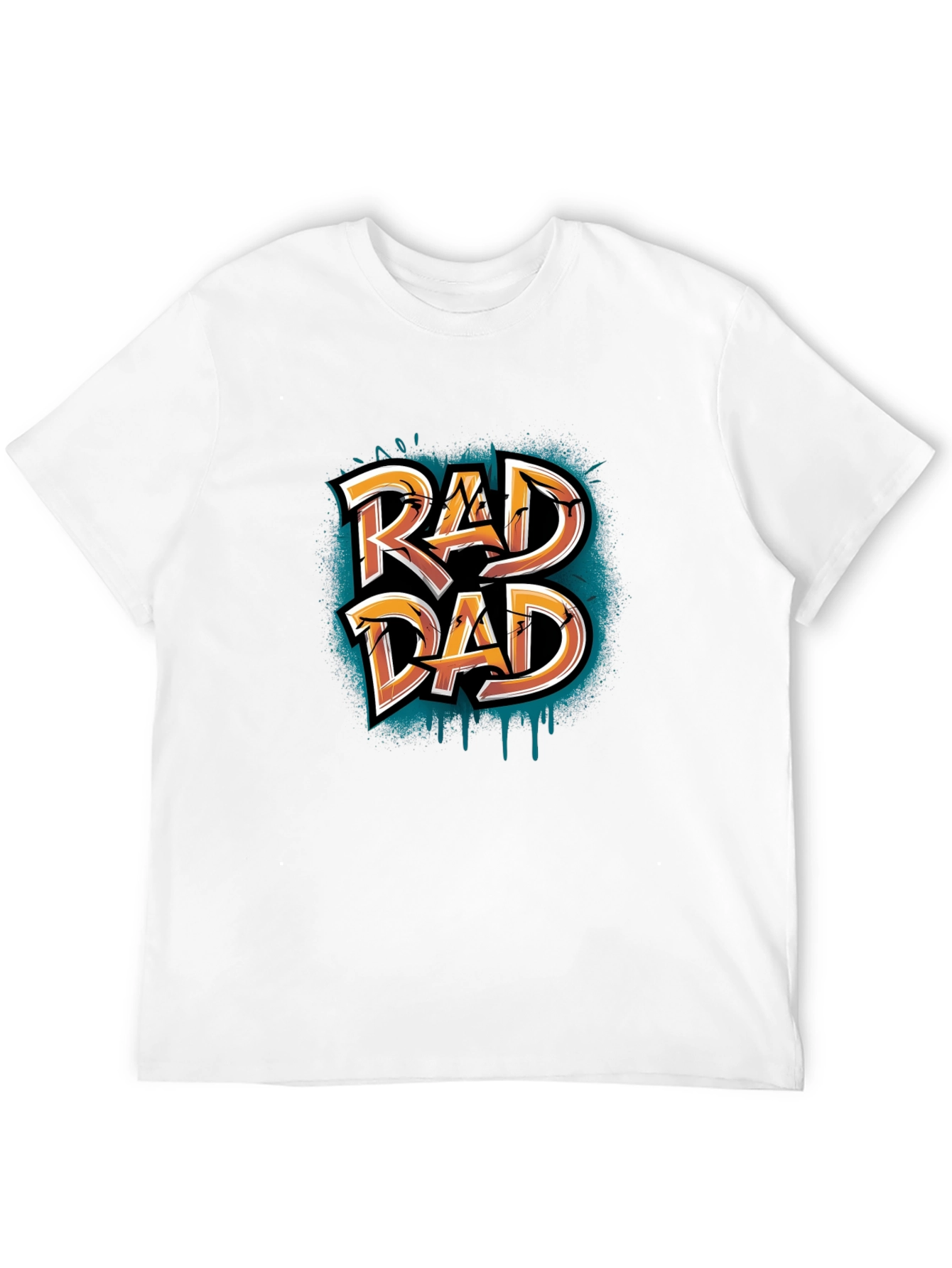 Rad Dad Graphic Tee - Cool Fathers Day Shirt