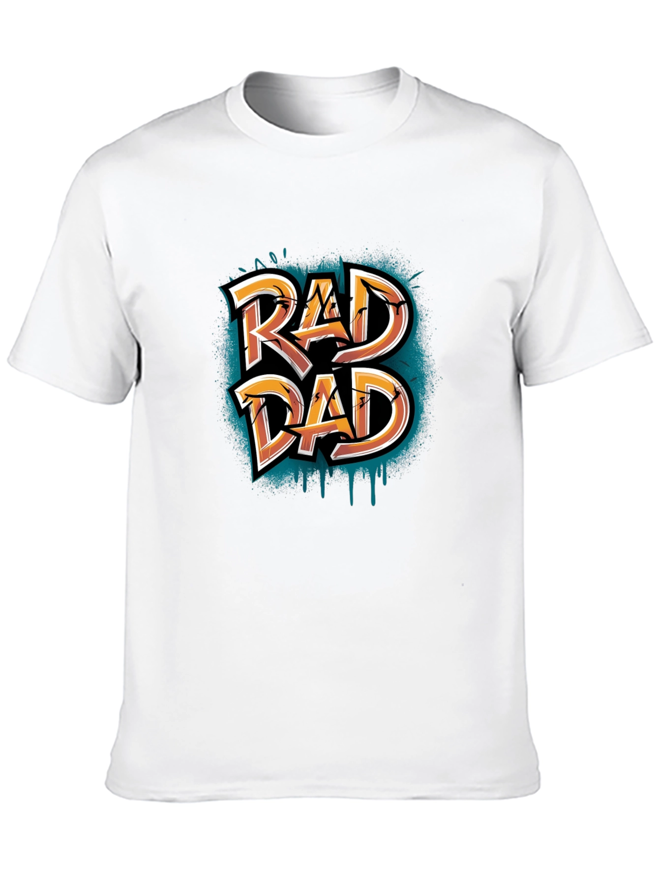 Rad Dad Graphic Tee - Cool Fathers Day Shirt