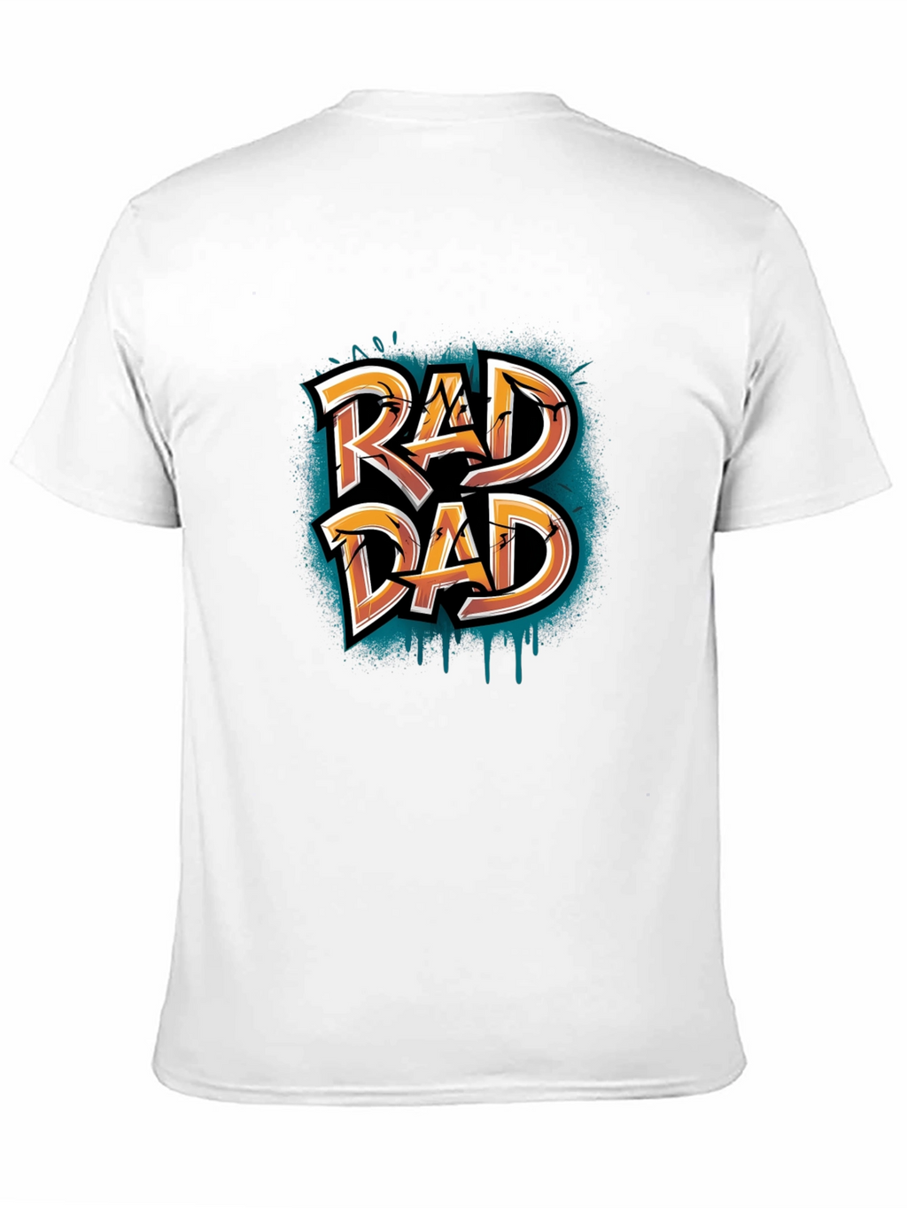 Rad Dad Graphic Tee - Cool Fathers Day Shirt