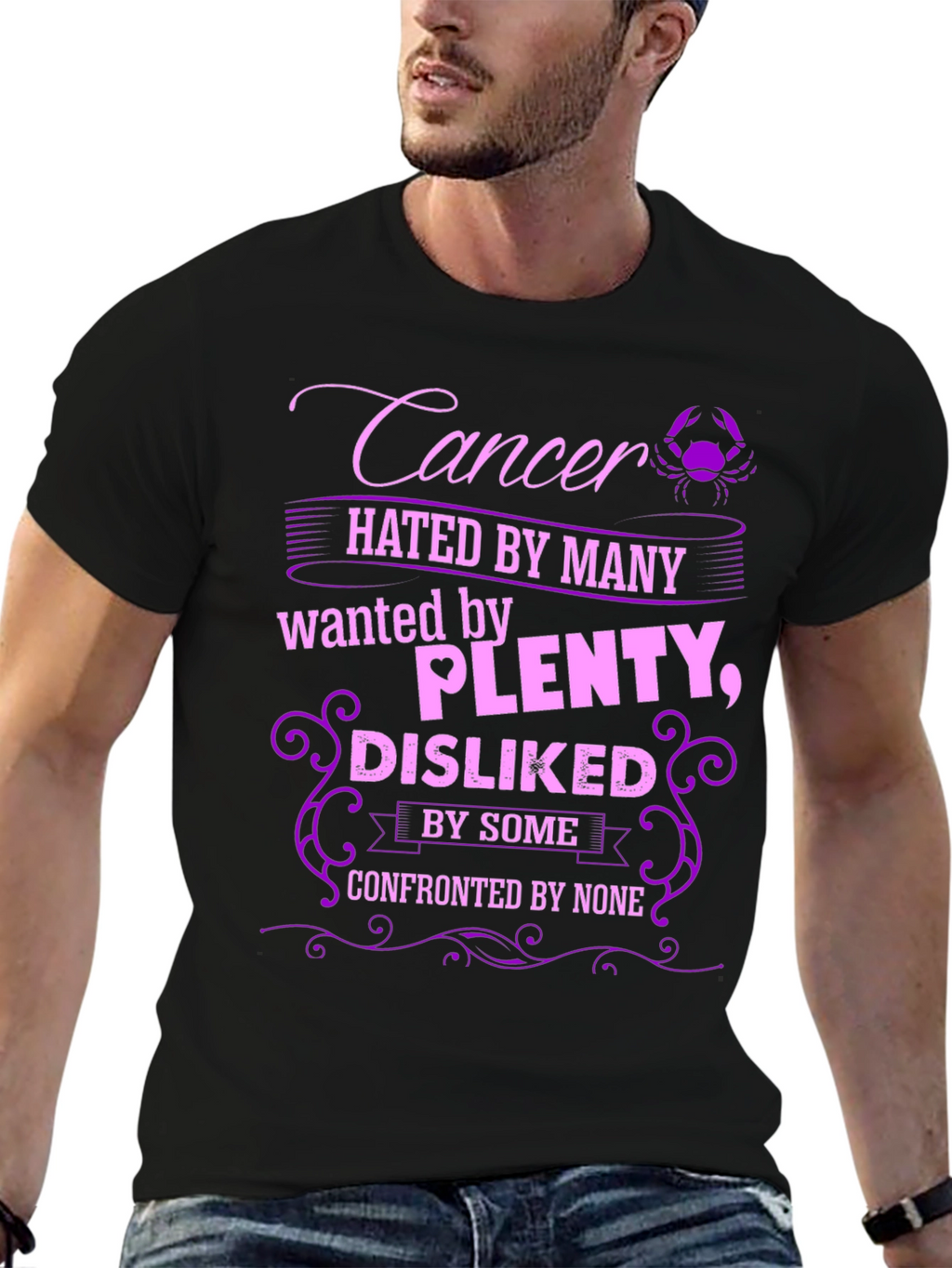 Cancer Zodiac Graphic T-Shirt