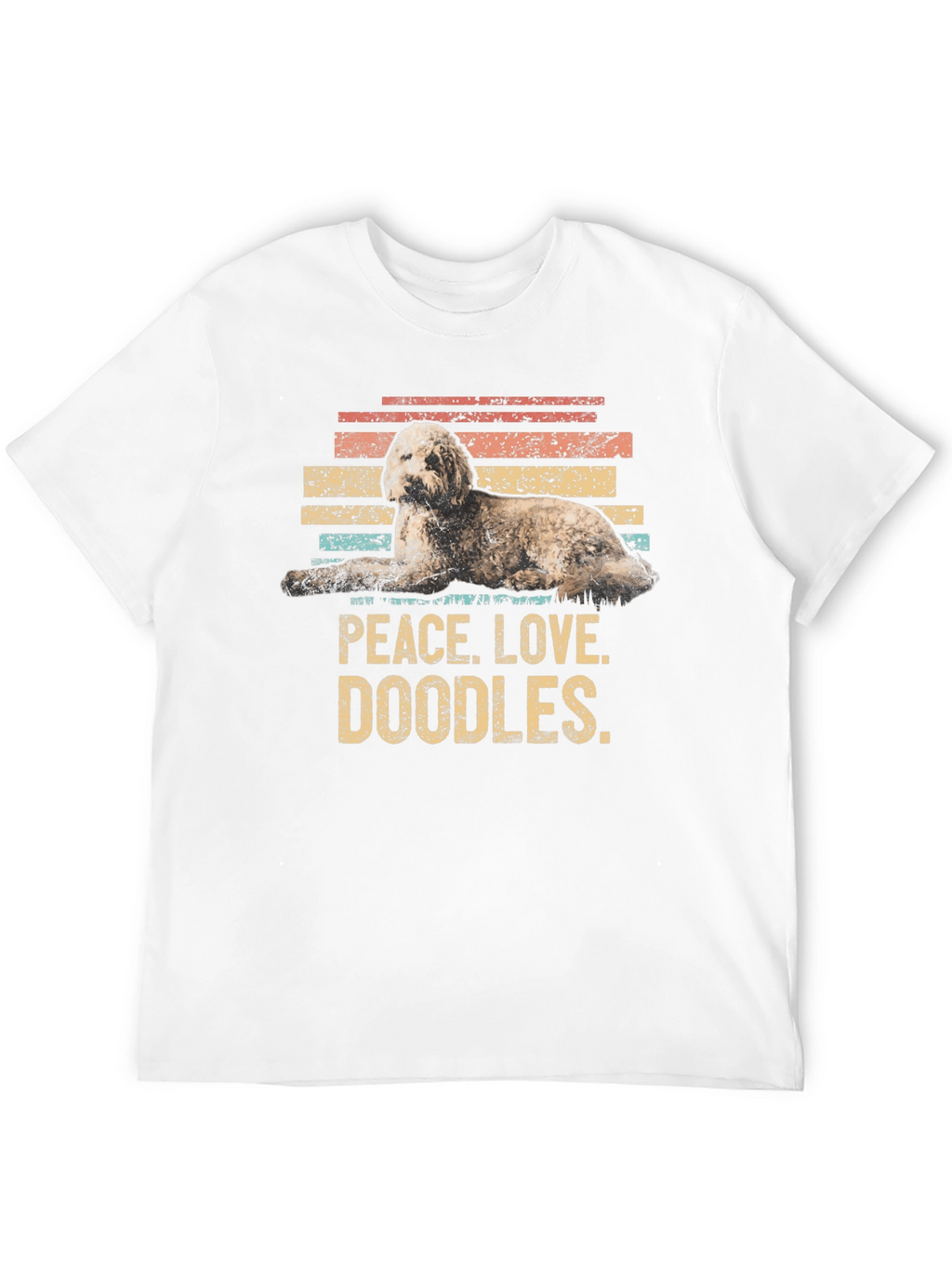 Peace Love Doodles Dog T-Shirt