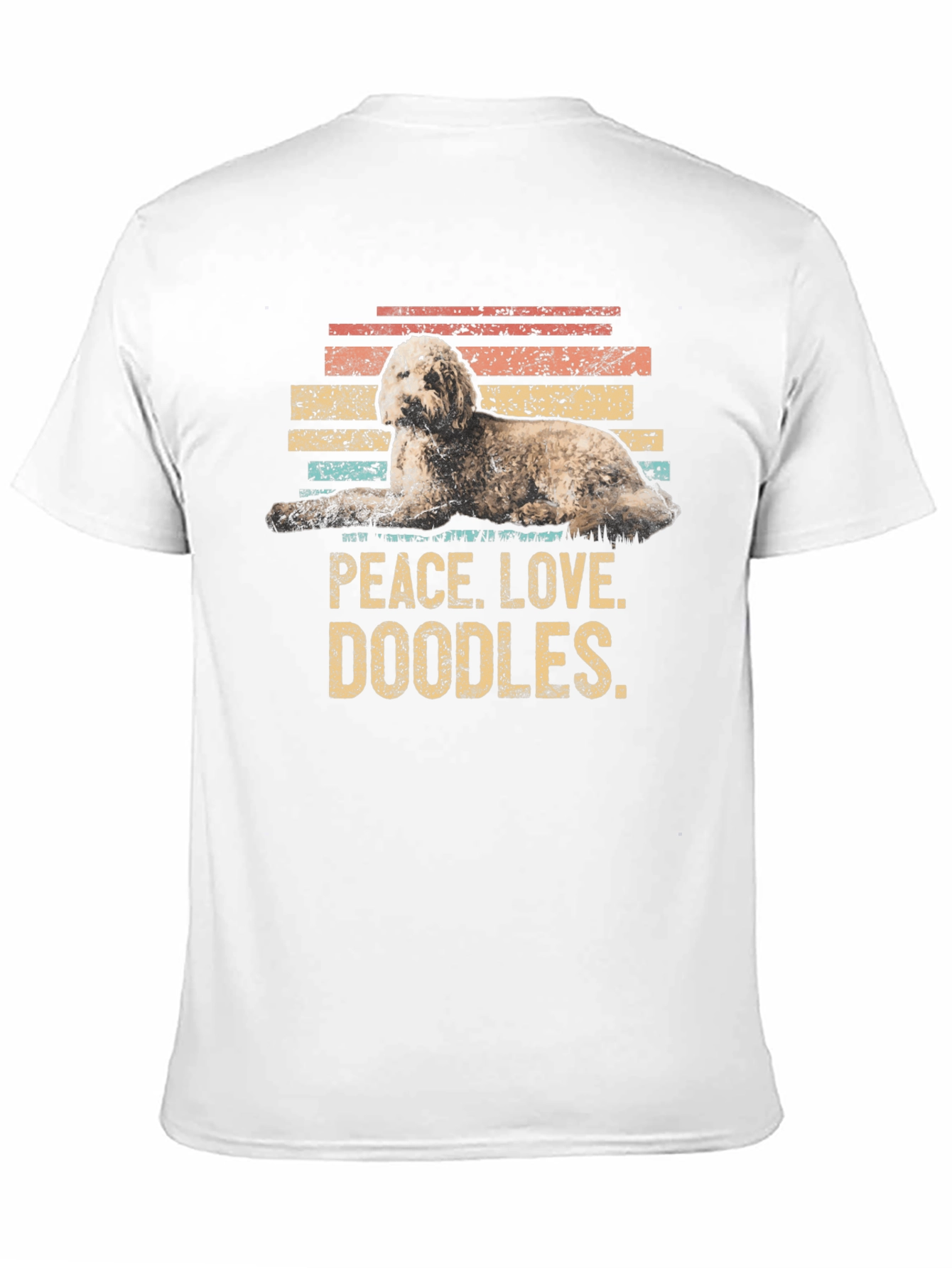 Peace Love Doodles Dog T-Shirt