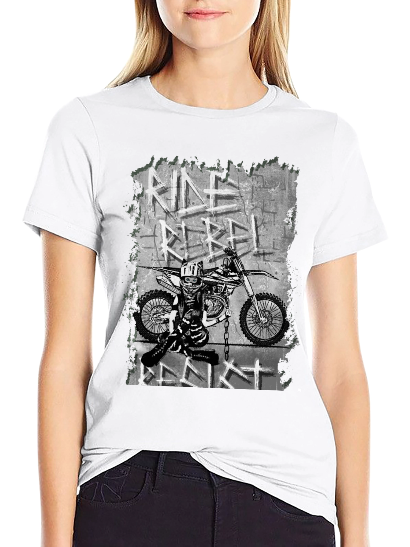 Ride Rebel T-Shirt - Black