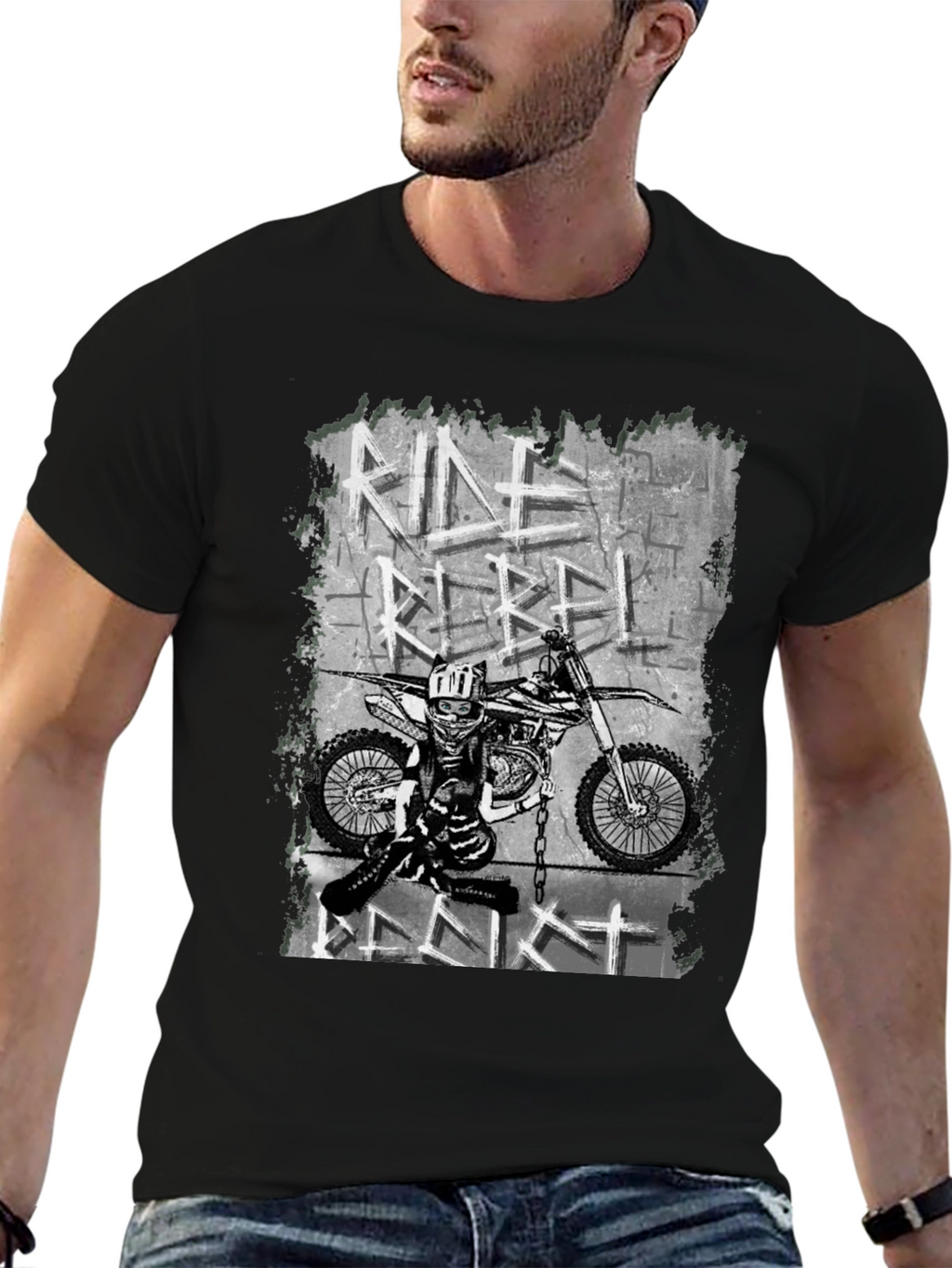 Ride Rebel T-Shirt - Black