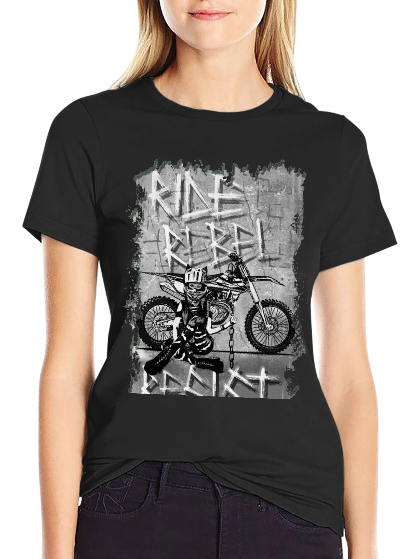 Ride Rebel T-Shirt - Black
