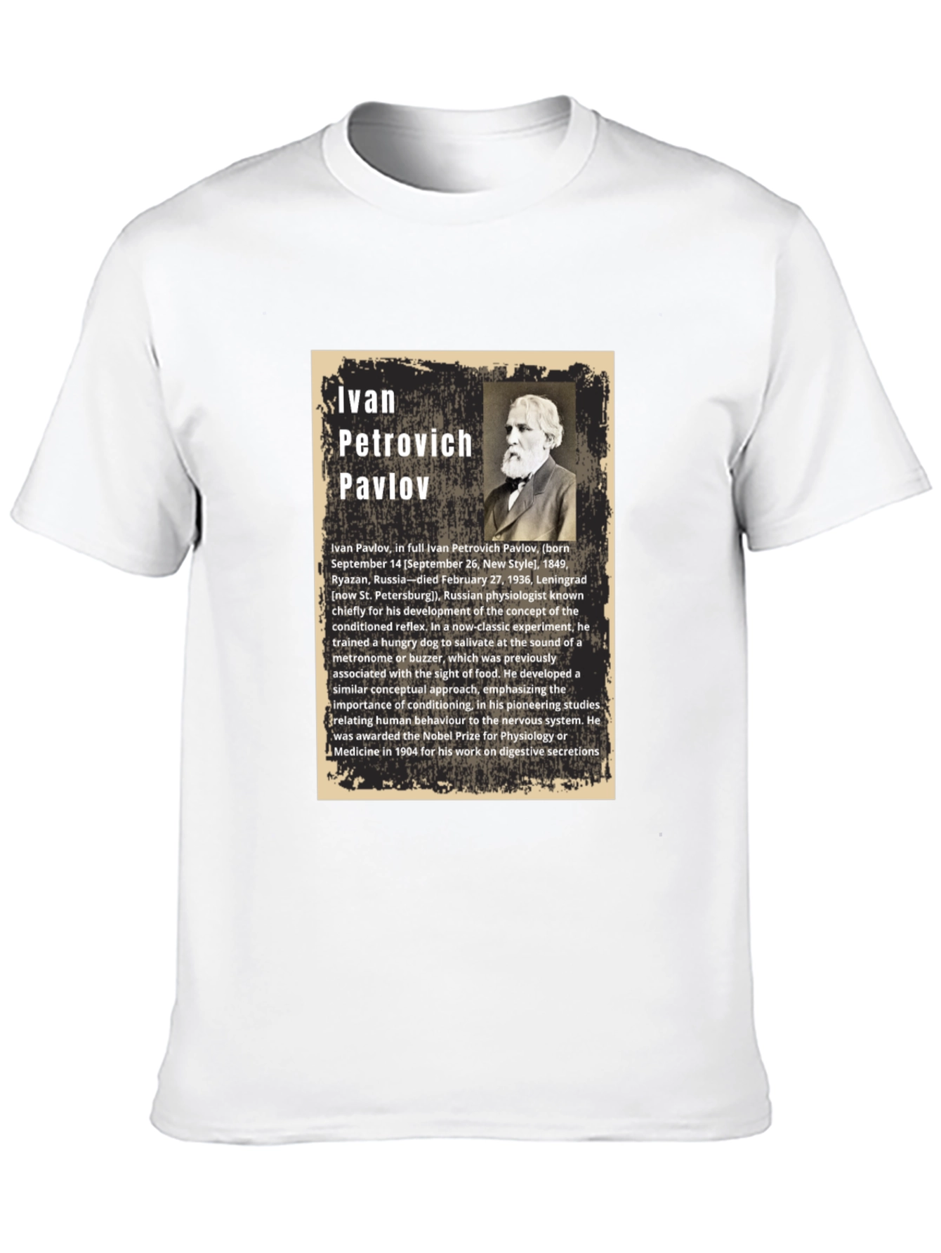 Ivan Pavlov T-Shirt - Classical Conditioning Psychology Tee