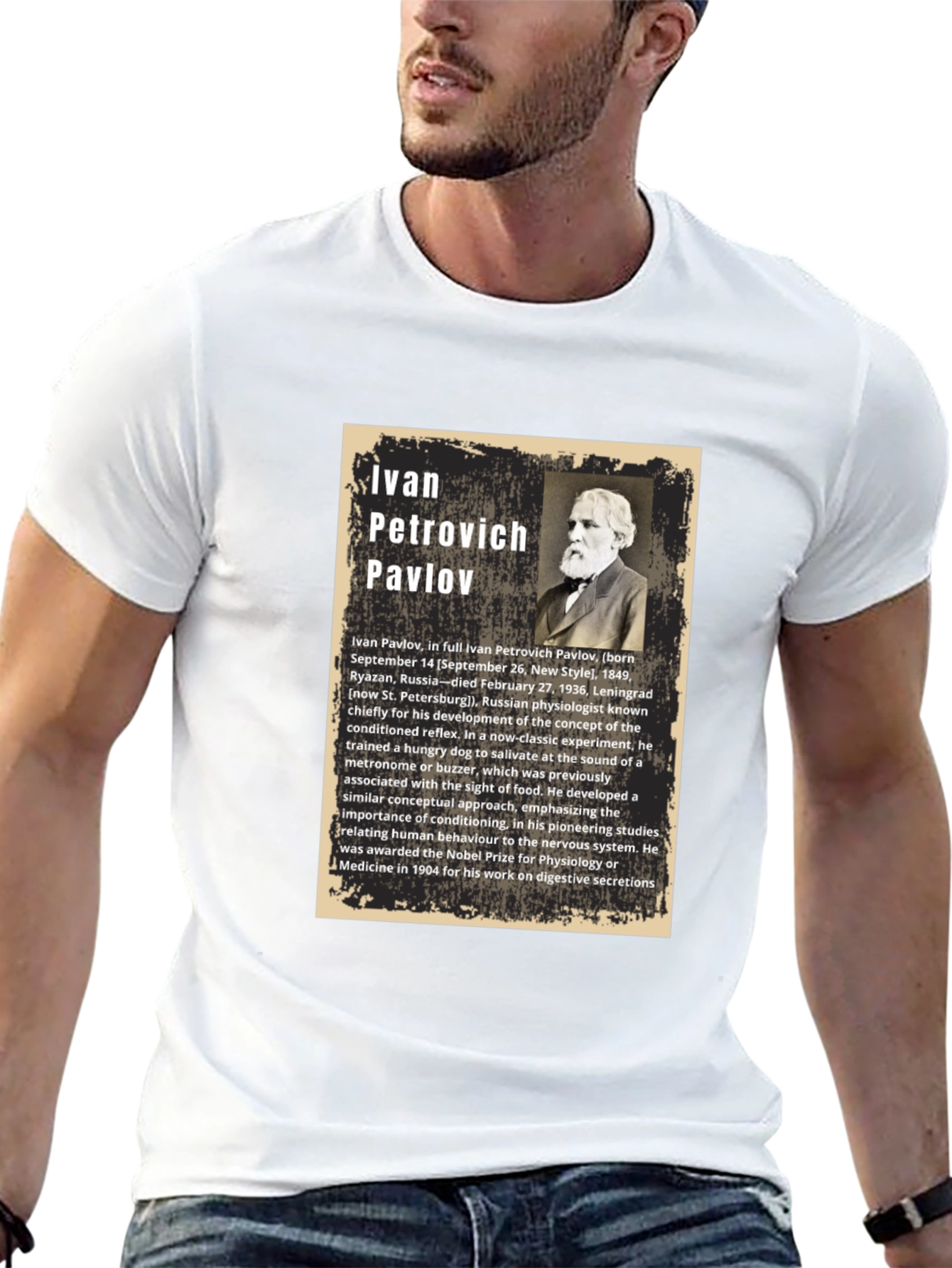 Ivan Pavlov T-Shirt - Classical Conditioning Psychology Tee