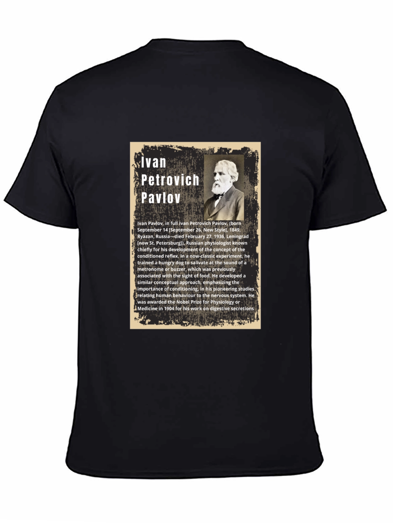 Ivan Pavlov T-Shirt - Classical Conditioning Psychology Tee